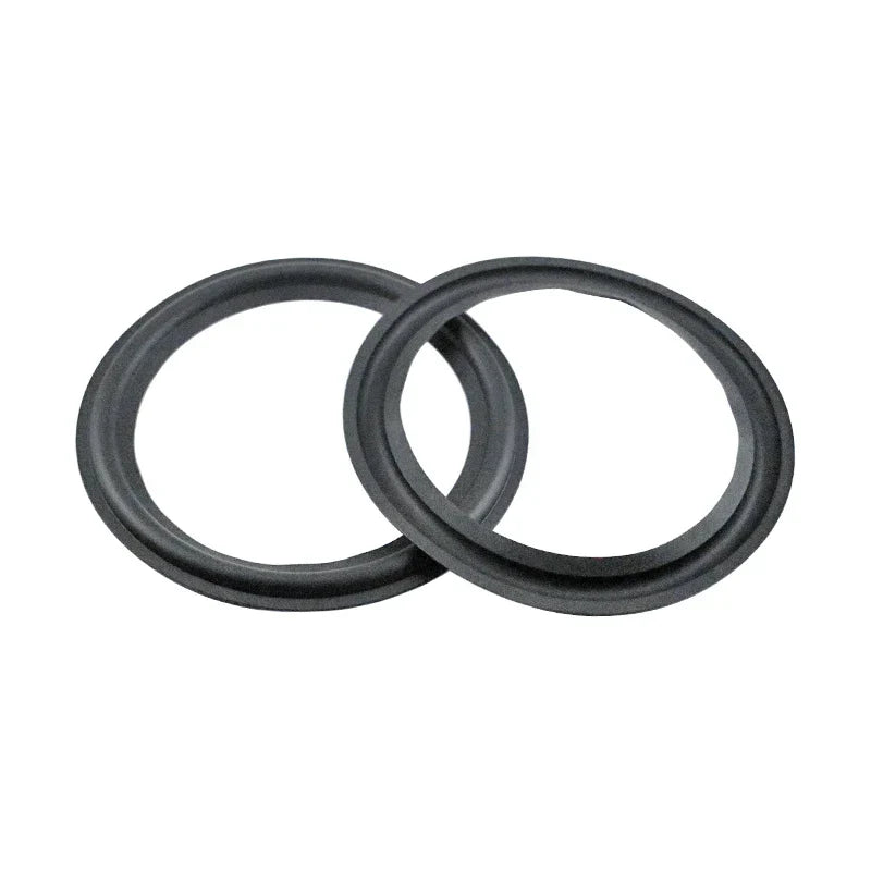 Black rubber 7 inch 175mm speaker surround suspension edges for horn edge repair accessories 2pcs