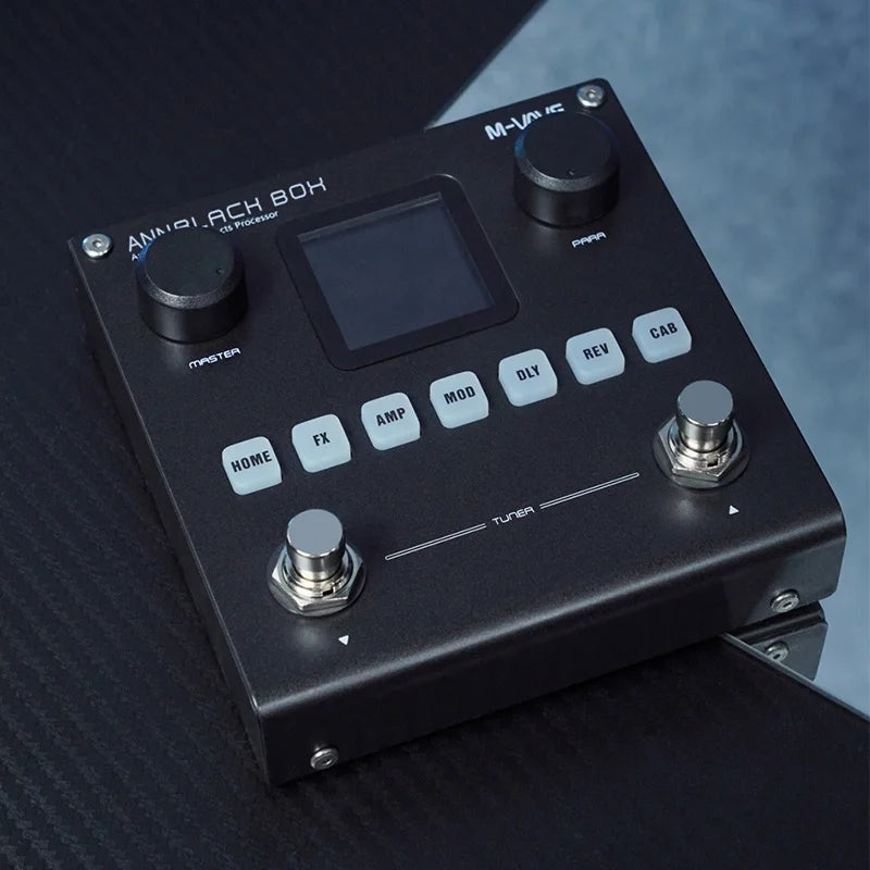 M-VAVE BLACK BOX Guitar Effects Processor, Supports IR Loading for Recording/Performance/Practice