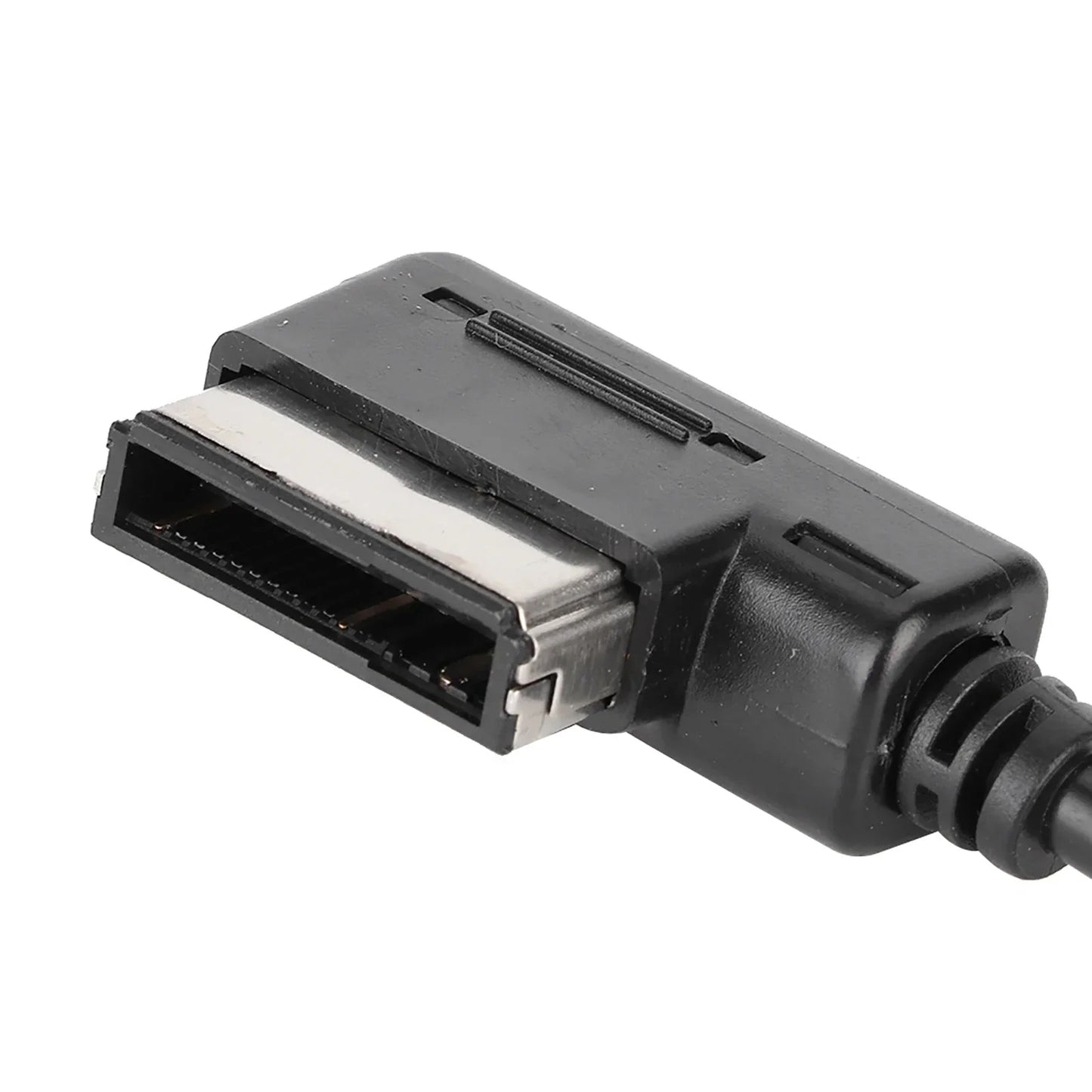 Black plastic usb music interface adapter with metallic contacts for audi ami mmi aux music interface use