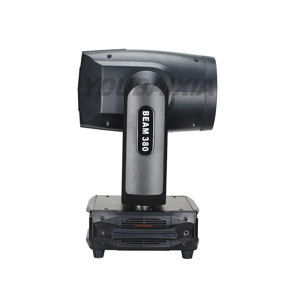 Black beam 20r 380w stage light with sleek angular design and matte finish for dmx stage lighting wedding nightclub lamp