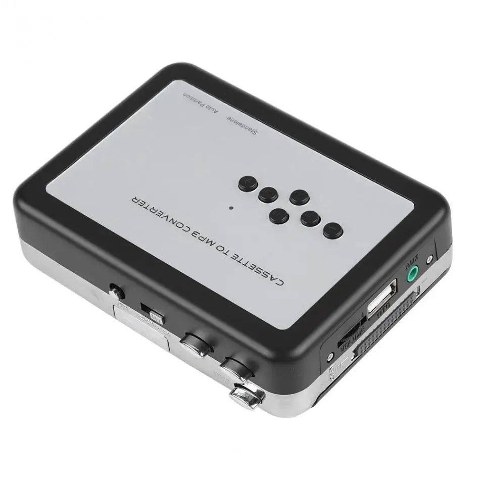 Portable Cassette Player Recorder Standalone Audio Music Recorder Cassette Tape to MP3 Converter Save into USB Flash Drive