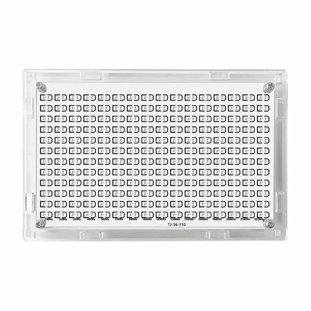 Clear plastic microplate with 96 wells marked for volume measurement in diy led sound sound display electronic kit with shell diy soldering
