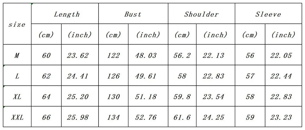 The table shows size measurements in cm and inches for a black pu leather windbreaker coat zipper hooded jackets for men and women cleanfit casual