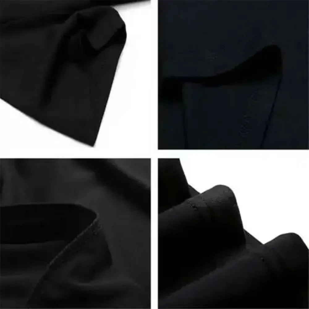 Black cotton fabric of men women hip hop trend short sleeve t shirt with smooth texture suitable for digital printing process