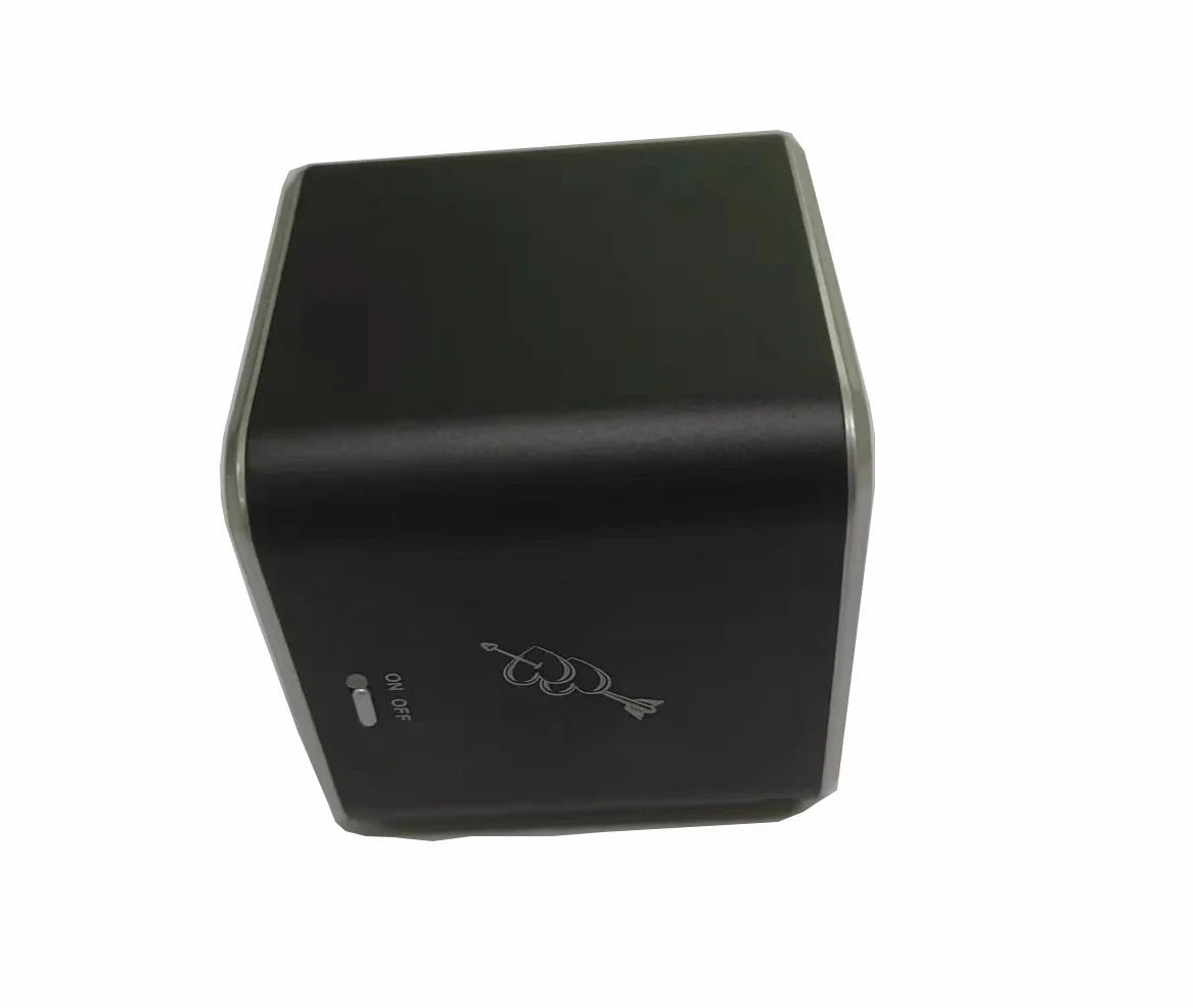 Black rectangular music angel bluetooth speaker usb with silver accents for mp3 player phone and pc use