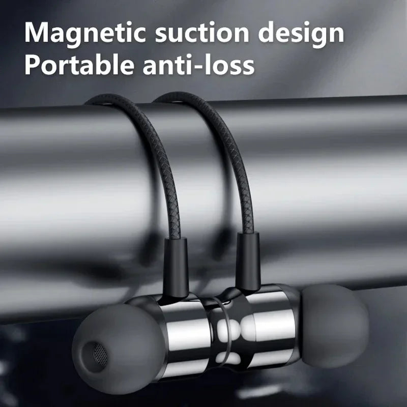 Black and silver magnetic wired game earbuds with braided cables featuring hiif bass stereo and aux type-c connectivity