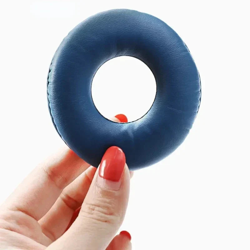 Blue leather donut shaped original ear pad with soft cushions for sony wh-ch500 headset accessories replacement