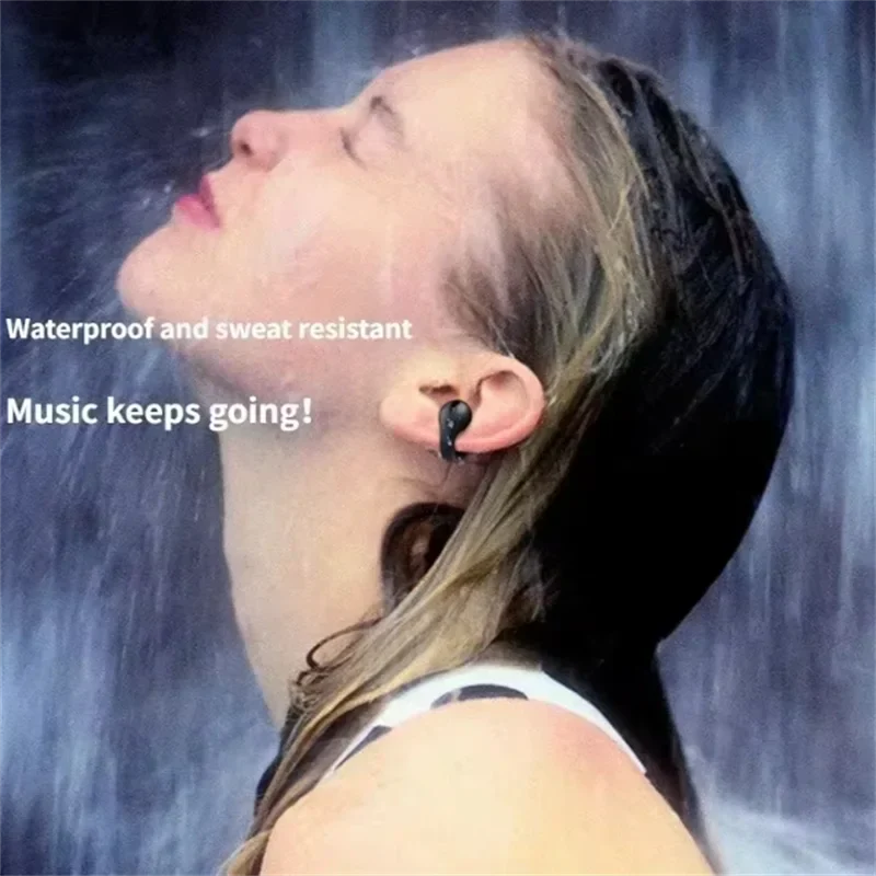 Black original t75 tws wireless bluetooth earphones sport earbuds music headset worn in ear for iphone xiaomi phones
