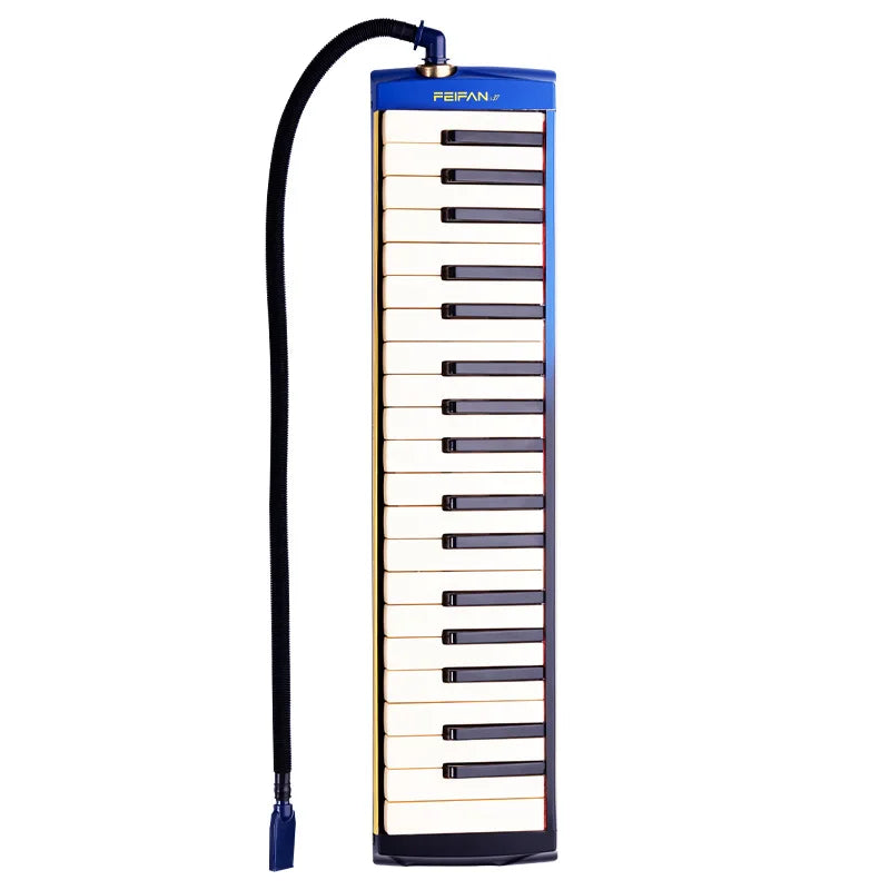 Blue peipan brand soprano harmonica with black and cream keys ideal for musical keyboard professional portable melodica use