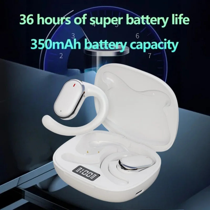White tws sports outdoor earphone bluetooth 5.2 wireless earbuds with metallic accents in charging case for phone xiaomi samsung