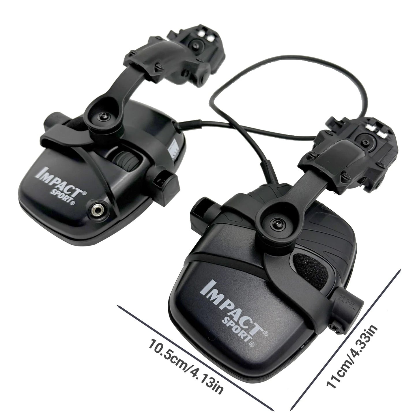 Electronic Headphones for Shooting Anti-noise Hearing Protection Protector Hunting Noise Reduction Earmuffs NRR23db