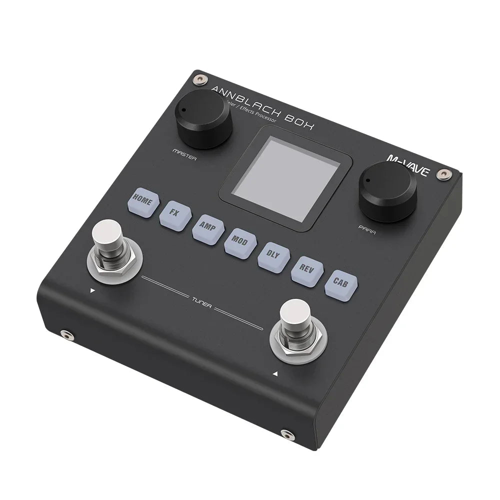 M-VAVE Blackbox / Annblack box Guitar / Bass AMP Modeler Multi Effects Processor Rechargeable for Electric Guitar Bass