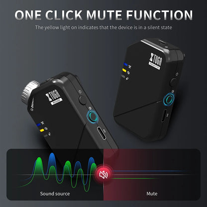 2.4G Professional Wireless In Ear Monitor System J02S for Studio Band Rehearsal Live Performance Concert Pocket Monitor System