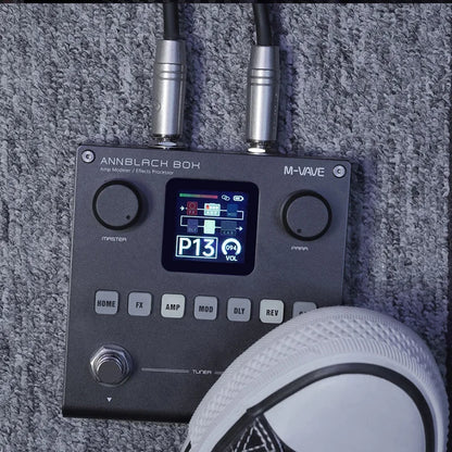 M-VAVE BLACK BOX Guitar Effects Processor, Supports IR Loading for Recording/Performance/Practice