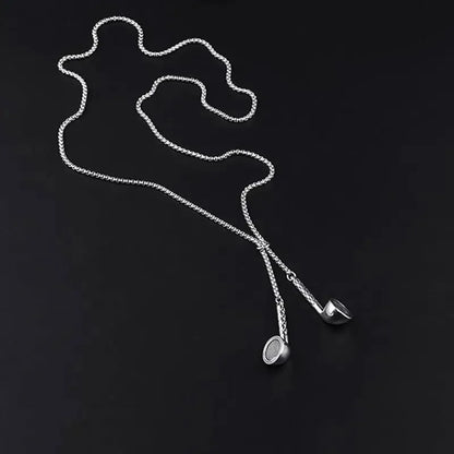 Hip Hop Earphone Punk 2025 Fashion Pendant Necklace for Women Man Unisex Metal Headphone Chokers Necklaces High Street Jewelry
