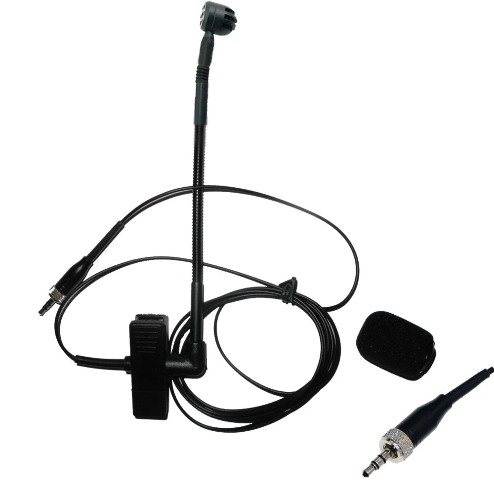Professional e908 Gooseneck Instrument Microphones for Sennheiser XS XSW EW100 G4 G3 EM6000 Wireless System Brass Musical Mic