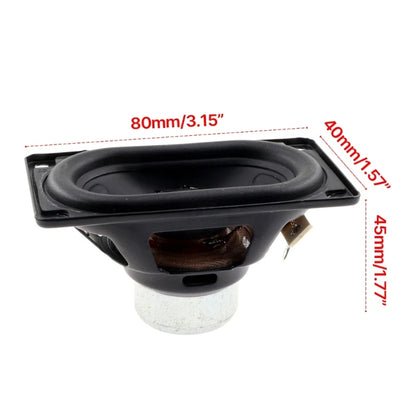 High Power 20W Rectangle Speaker Full Ranges Strong Bass 4580 Speaker Horn Repair Part for Flip 6 Flip 5 Bluetooth-compatible