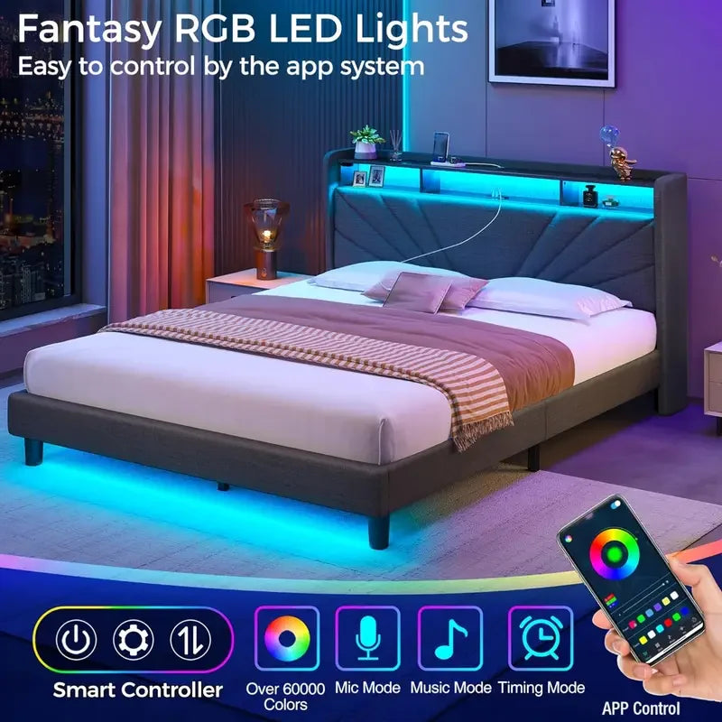Smart rgb led strip lights usb 5v music sync and 44key remote control illuminating room tv backlight in vibrant colors