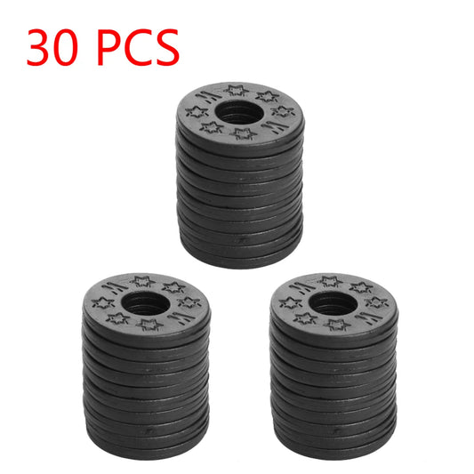 Black star-patterned metal guitar strap locks blocks for acoustic electric guitar and electric guitar bass accessories
