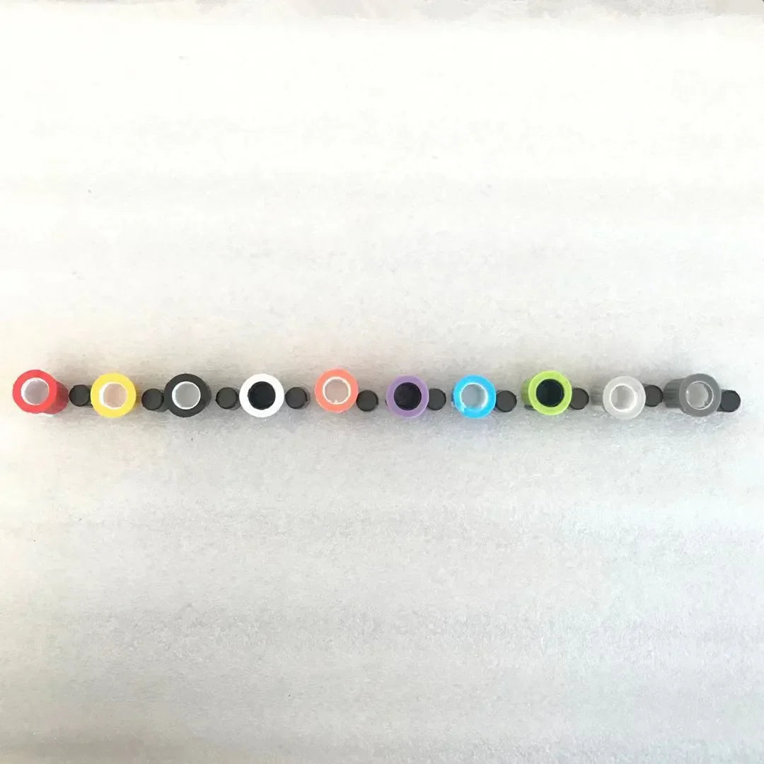 Colorful silicone bead bracelet with red yellow black white orange purple blue green and gray beads for pioneer djm750 mixer ddj-sb low eq gain knob cap