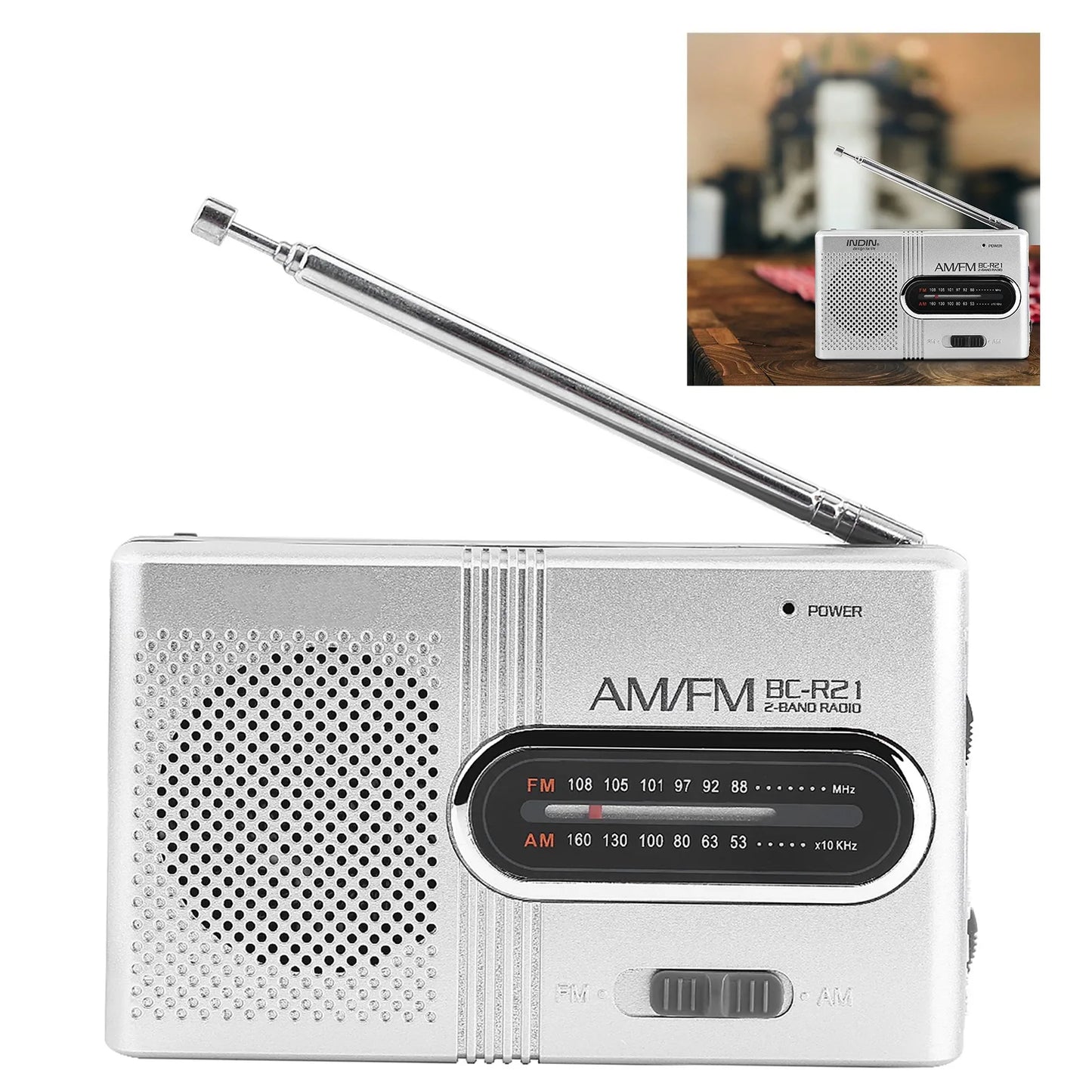 Universal Portable AM/FM Mini Radio Stereo Speakers Receiver Music Player new