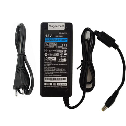 Black magnetbest 12v 3a ac adapter with coiled cords and barrel connector for pioneer dj serato ddj1000 srt controller
