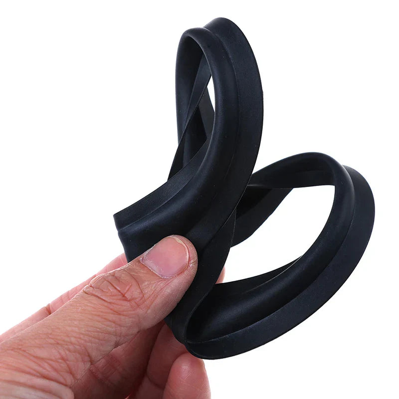 Black rubber door weather stripping used as speaker surround foam woofer edge audio repair for 130mm 5 inch woofer