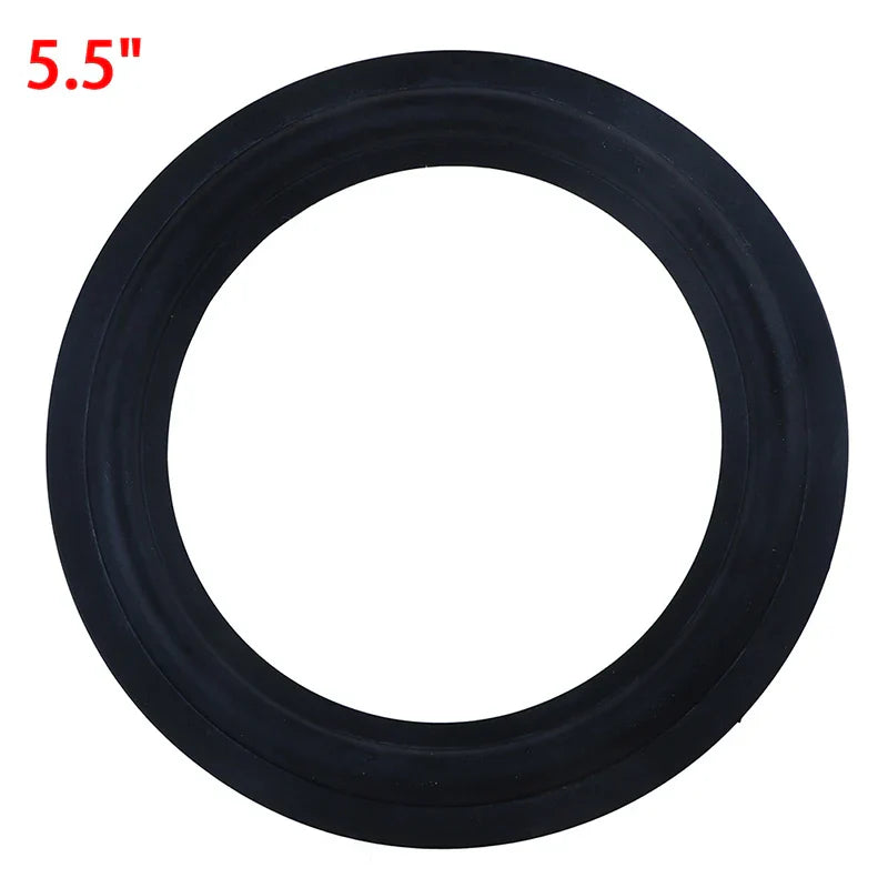 Black rubber surround foam woofer gasket 5.5 inch diameter for speaker surround foam woofer edge audio repair