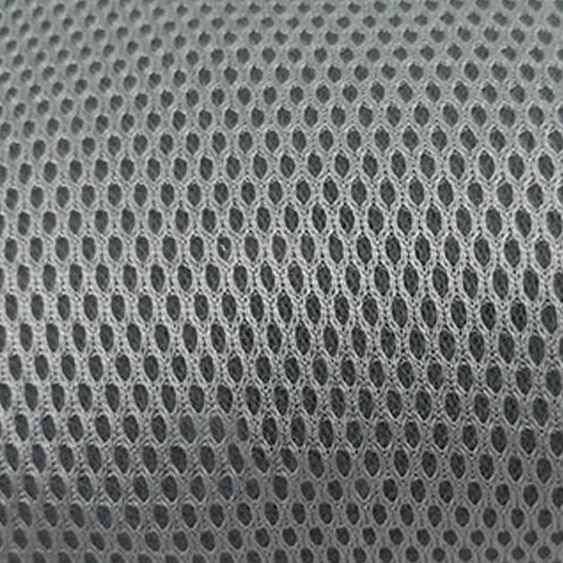 Gray chemical fiber speaker mesh cloth with oval holes for sound box dustproof soundproof protection cover