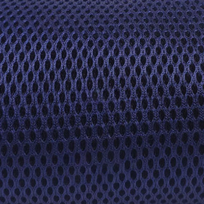 Dark blue chemical fiber speaker mesh cloth with oval holes for sound box dustproof and soundproof protection