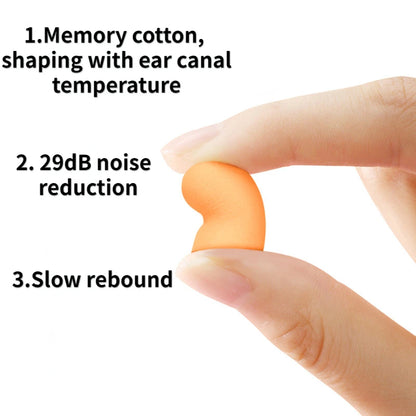 30/60/100PCS Noise Cancelling Ear Plugs Reusable Noise Reduction Protection Sound Insulation Ear Plugs for Sleep Study Work