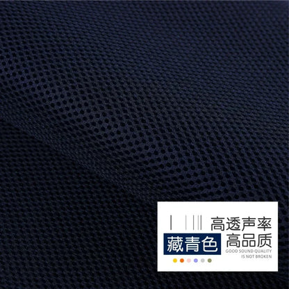 Dark blue perforated mesh fabric speaker mesh cloth 160x200cm dustproof soundproof net cover filter accessory