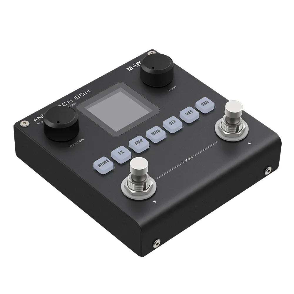 M-VAVE Blackbox / Annblack box Guitar / Bass AMP Modeler Multi Effects Processor Rechargeable for Electric Guitar Bass