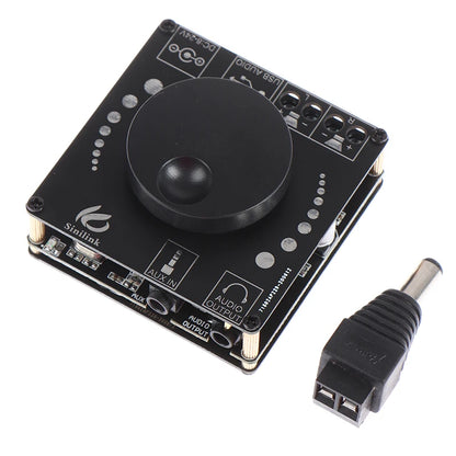 HIFI 10W/15W/20W XY-AP15H Stereo Bluetooth-compatible Digital Amplifier Board AUX USB-C Input 12V/24V