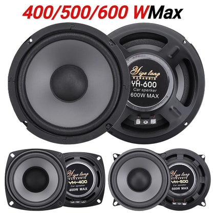 4/5/6.5Inch Universal Car HiFi Coaxial Stereo Speaker 400/500/500W Car Subwoofer Auto Audio Music Full Range Frequency Speaker
