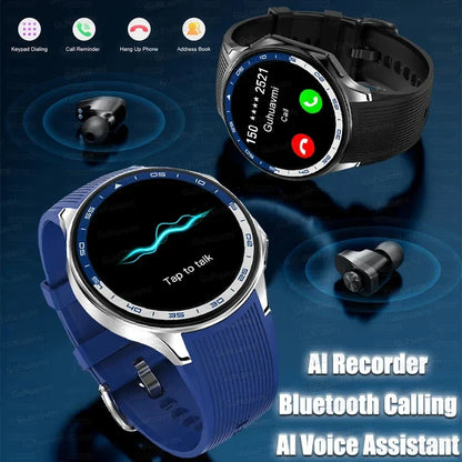 Blue silicone strap oppo watch with silver bezel featuring waterproof amoled smartwatch and watch 4g memory display