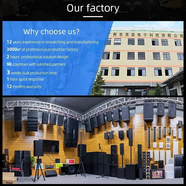 Black professional audio dj mixer speakers in a studio setup for 2025 music studio equipment master mixer consola