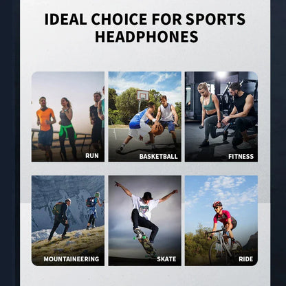 2025 true bone conduction sports wireless headphones with headphones ear hook and hook waterproof headset for running and cycling