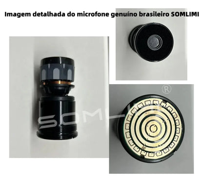 SOMLIMI 135G4 UHF Dual Channels Profession Wireless Microphone System Stage Performance Dynamic Long Distance Metal Handheld
