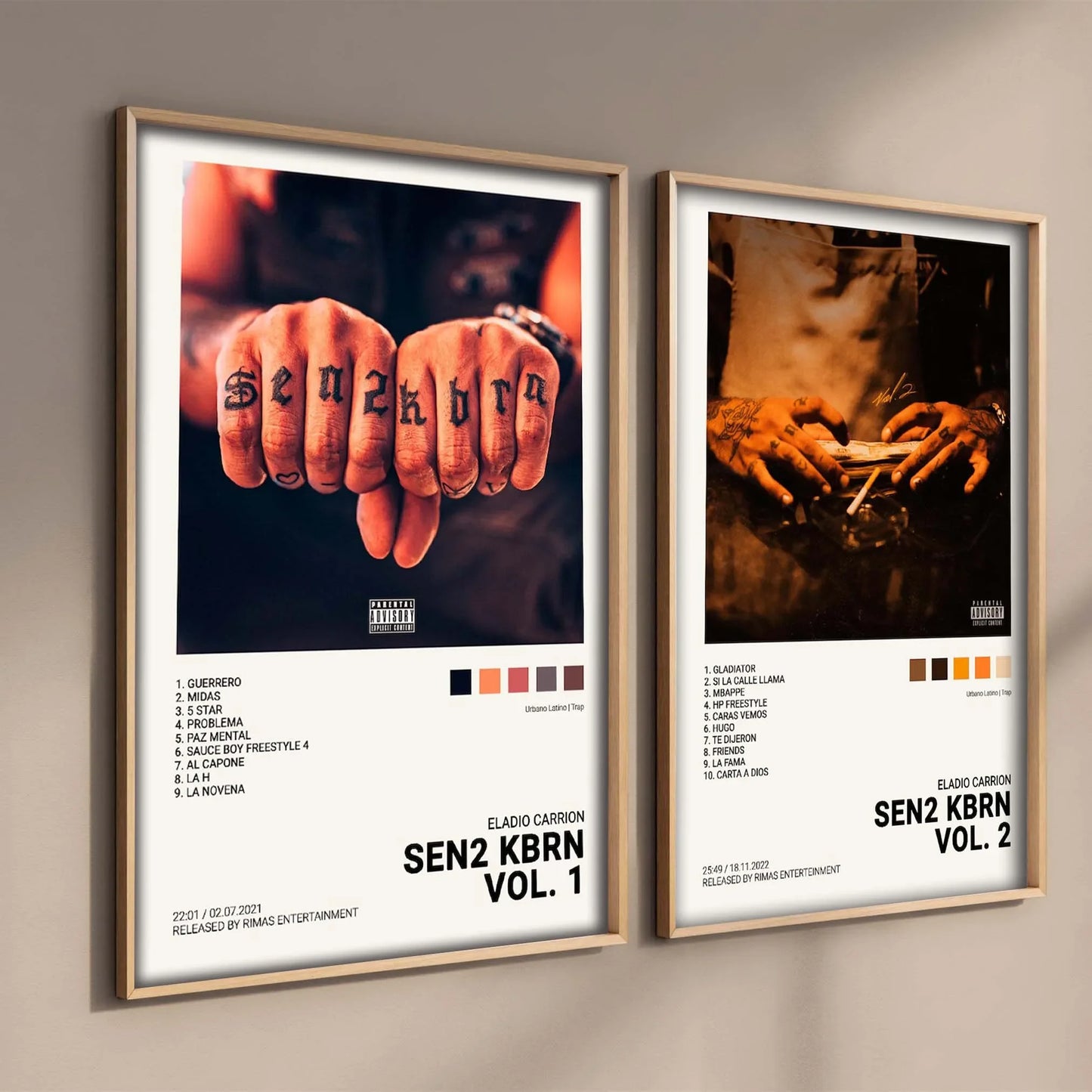 Nordic Pop Rapper Quevedo Poster Aesthetics Mora Feid Eladio Carrion Rauw AlejanDro Music Album Canvas Print Wall Art Room Decor