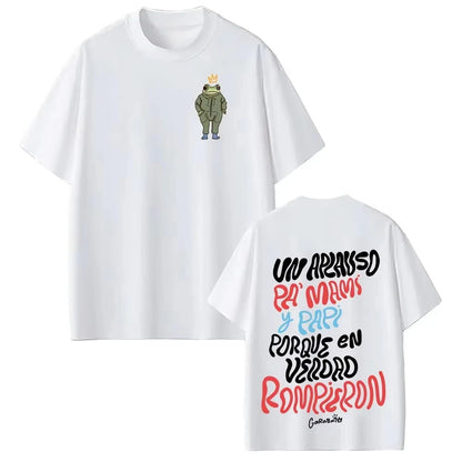 Rapper Bad Bunny Tour 2026 Album Merch T Shirt Debi Tirar Mas Fotos DTMF Fashion T-shirt Men Hip Hop Pop Music Short Sleeve Top