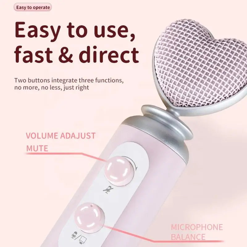 Professional USB Noise Reduction Pink Condenser Microphone For Mobile Phone