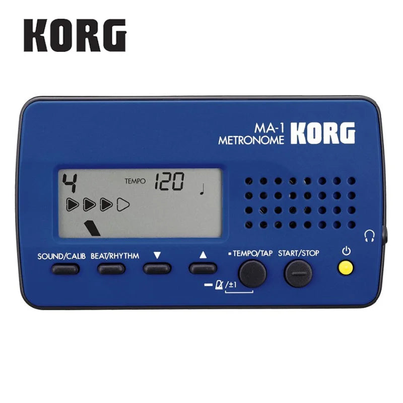 Korg MA1BL MA-1 MA-2 Guitar Solo Metronome Visual Beat Counting Metronome, GA-1 Guitar and Bass Tuner MA2