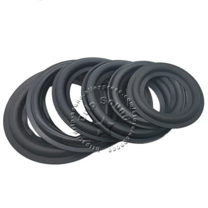 Black rubber circular edge ring woofer repair surround and surround circle replacement for 2 to 3 inch speakers