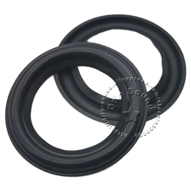 Black rubber edge ring woofer repair surround circle replacement parts for 2 to 3 inch speakers