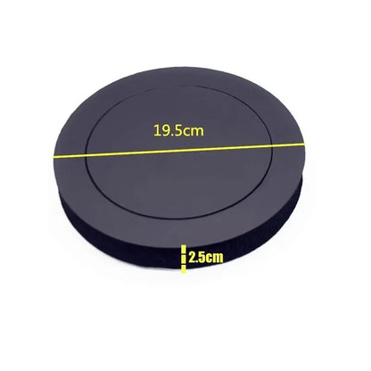 Black circular car door soundproof bass ring foam made of soundproof cotton speaker material with 19.5cm diameter