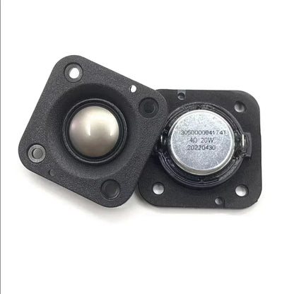 Black 2 inch tweeter speaker super with silver label 4 ohm 20w and speaker silk membrane for mini loudspeaker diy use