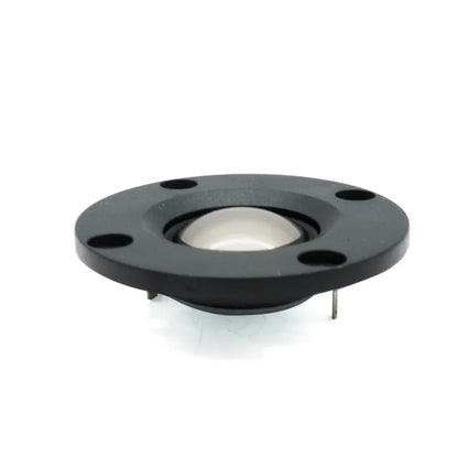 Black circular 2 inch tweeter speaker super with silver silk membrane cone and four mounting holes for mini loudspeaker diy