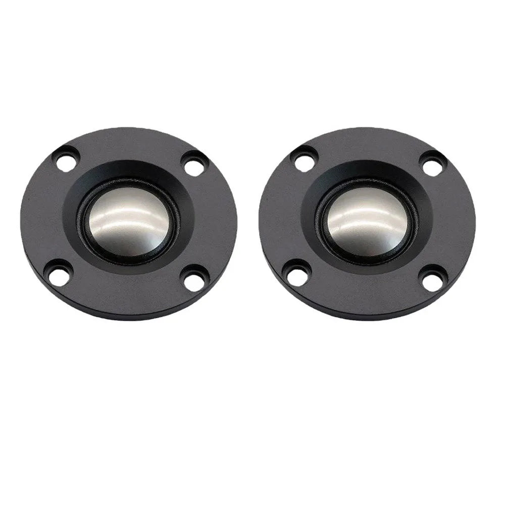Black circular 2 inch 4 ohm tweeter speaker super with metallic silver speaker silk membrane for mini loudspeaker diy use