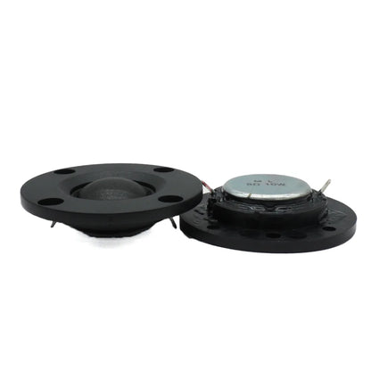 Black circular 52mm tweeter speakers silk membrane with metallic center for diy bluetooth hifi loudspeaker systems